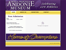 Tablet Screenshot of andoniemuseum.org